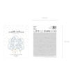 Picture of LATEX BALLOONS SILVER  CONFETTI 12 INCH 6 PACK